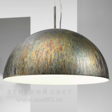 Светильник подвесной 478/35/E silverwhite IDL Италия  24W 31 см (без учета цепи) Кортен-сталь серебристого цвета Amalfi